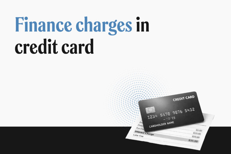 Finance charges in credit card