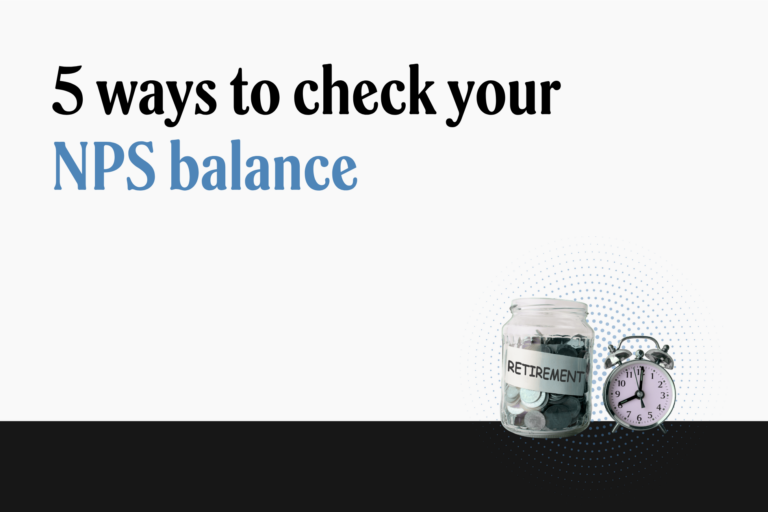How to check NPS balance 2026