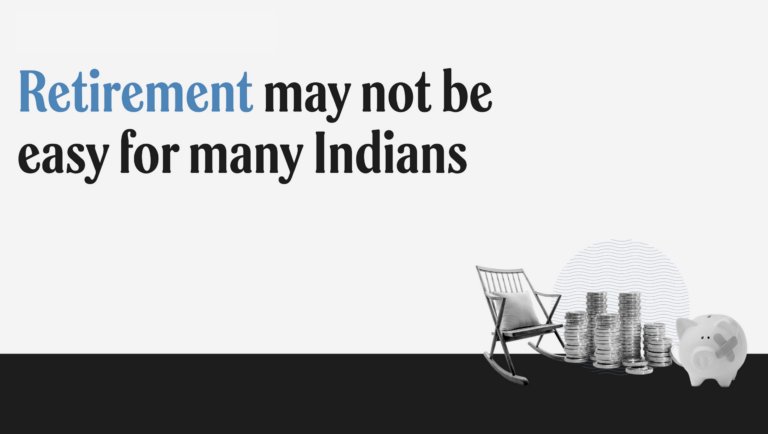 Retirement planning in India : What the data says about the crisis