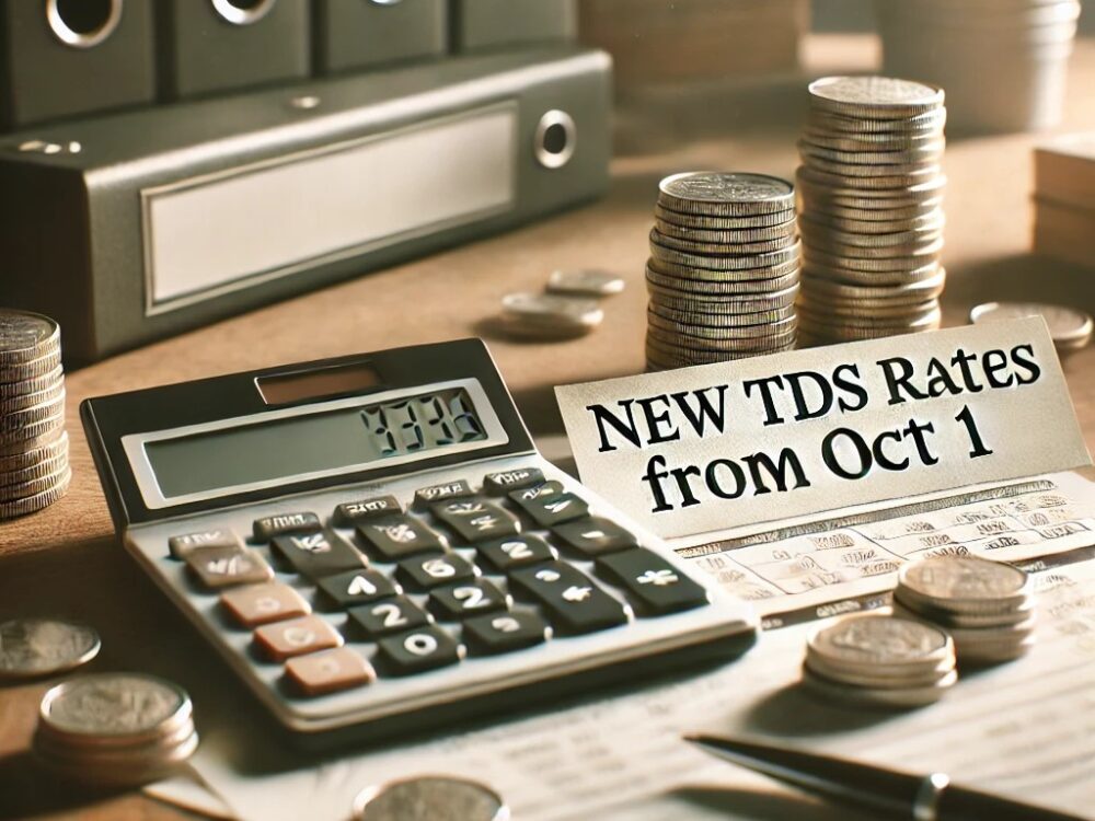 New TDS Changes Effective from October 1, 2024: What You Need to Know