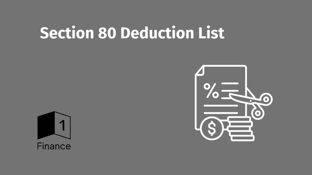 Section 80 Deduction List