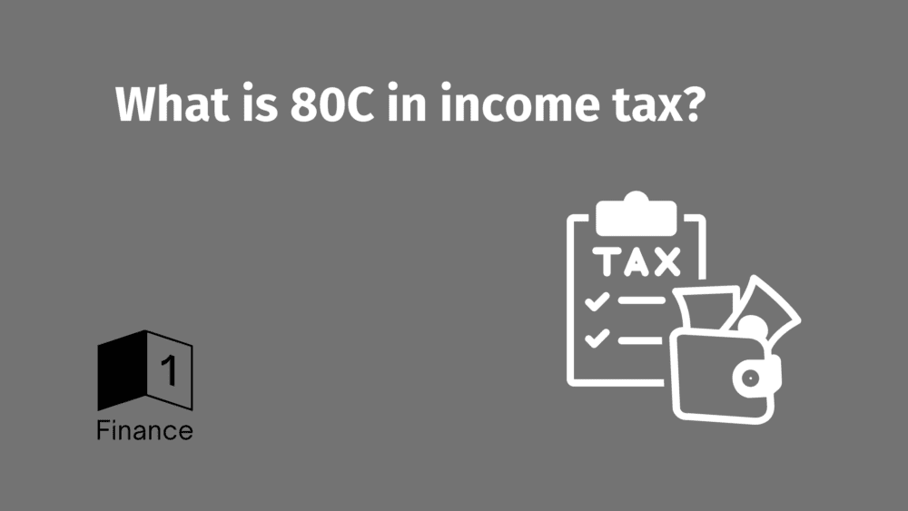 What is 80C in income tax?