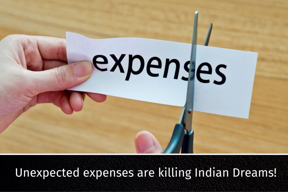 60% of Urban Indian’s Financial Goals are Being Crushed By Unexpected Expenses