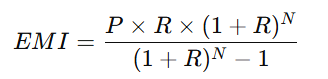 Formula of EMI